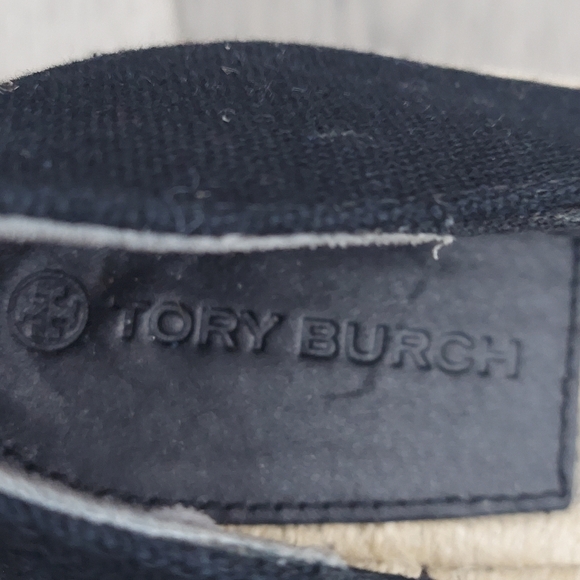 9.5 Blk Tory Burch Wedge Espidrilles - Picture 4 of 6